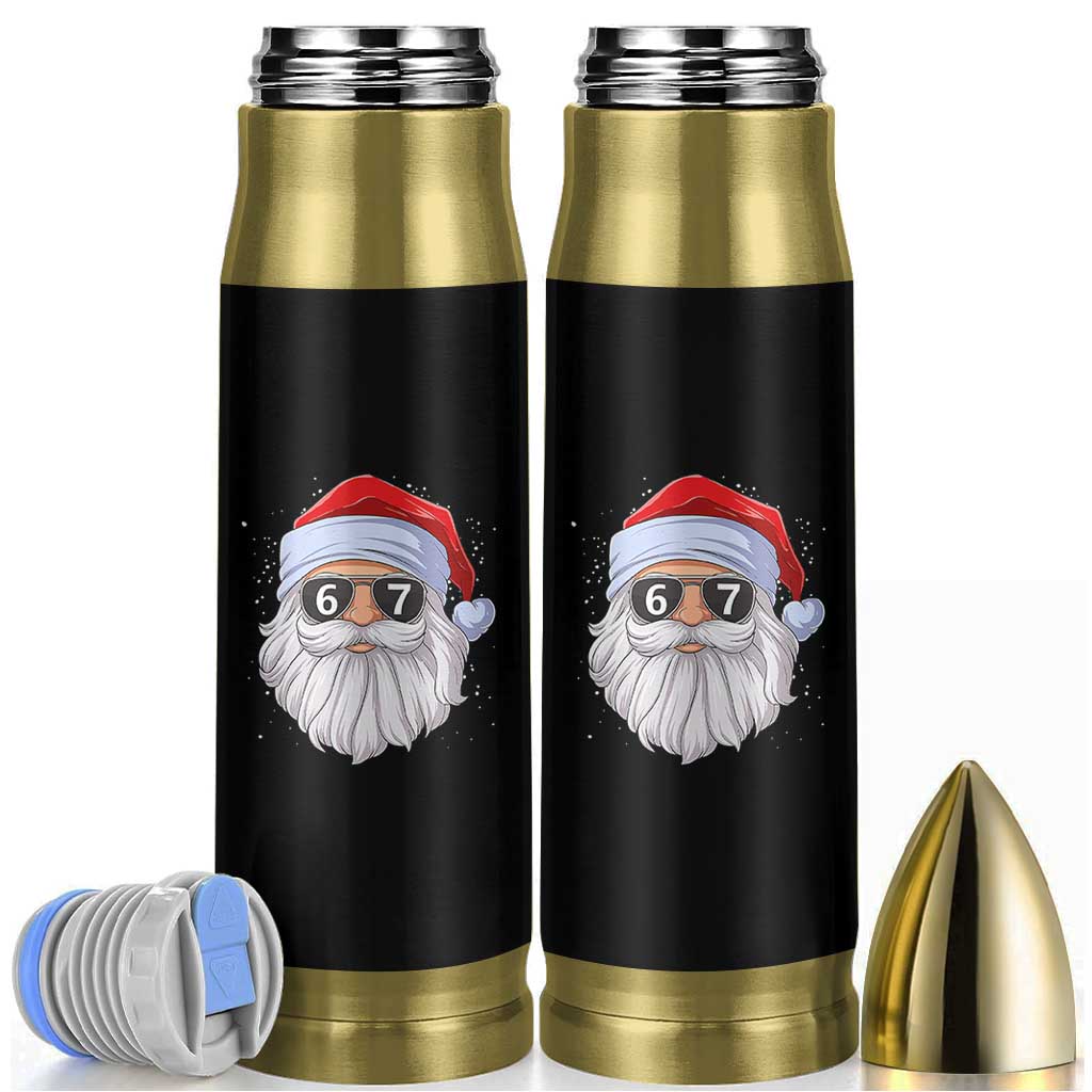 Six Seven 67 Christmas Meme Bullet Tumbler Funny Brainrot Santa Claus Gen Alpha Slang - Wonder Print Shop