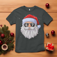 Six Seven 67 Christmas Meme T Shirt Funny Brainrot Santa Claus Gen Alpha Slang - Wonder Print Shop