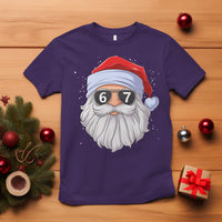 Six Seven 67 Christmas Meme T Shirt Funny Brainrot Santa Claus Gen Alpha Slang - Wonder Print Shop