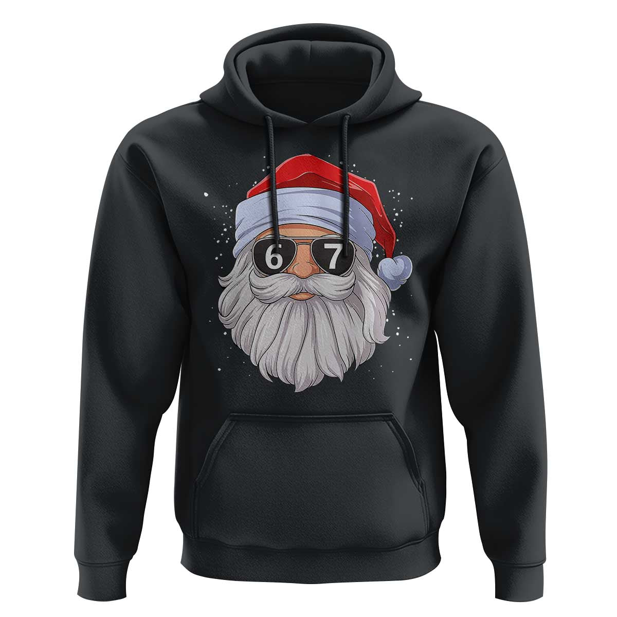 Six Seven 67 Christmas Meme Hoodie Funny Brainrot Santa Claus Gen Alpha Slang - Wonder Print Shop