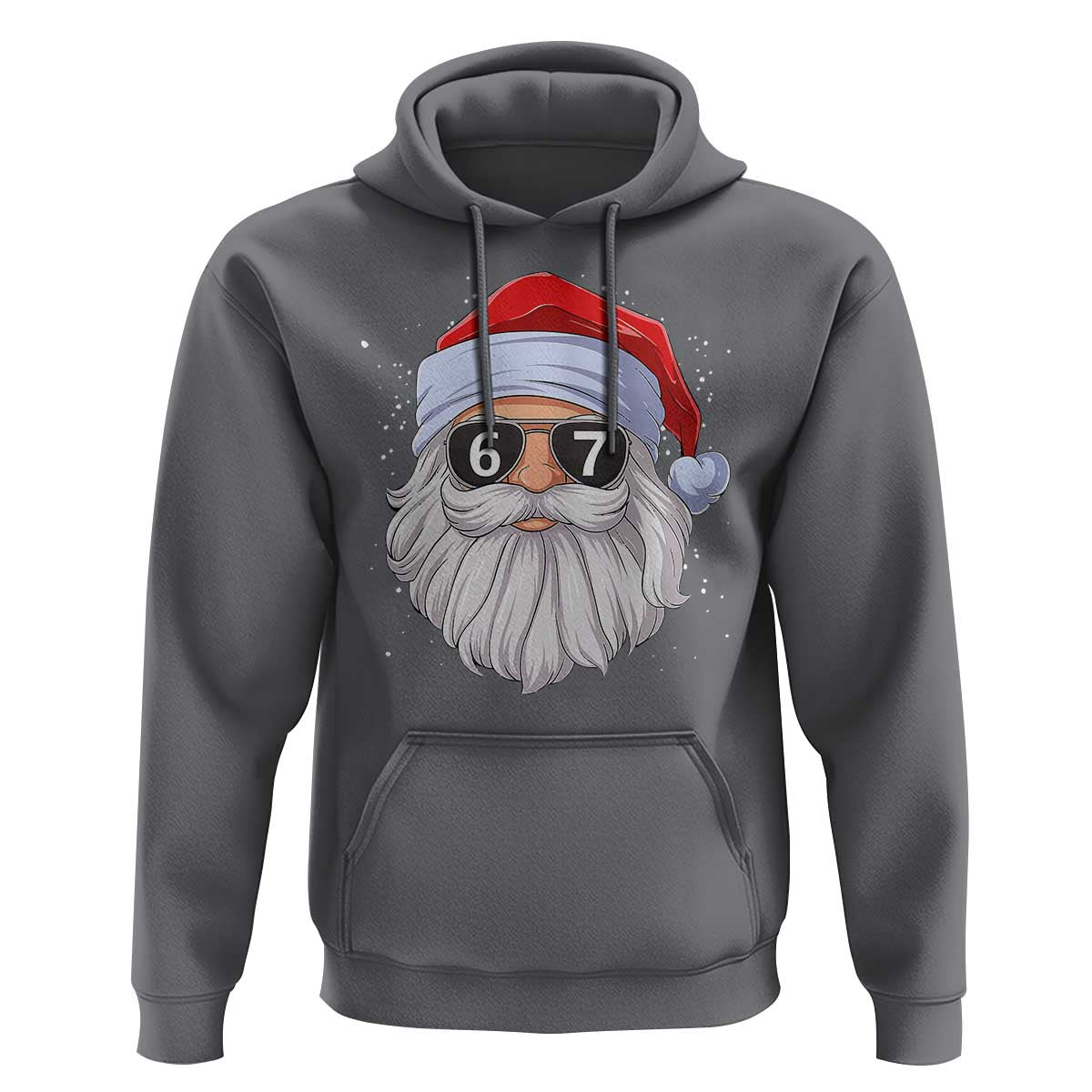 Six Seven 67 Christmas Meme Hoodie Funny Brainrot Santa Claus Gen Alpha Slang - Wonder Print Shop