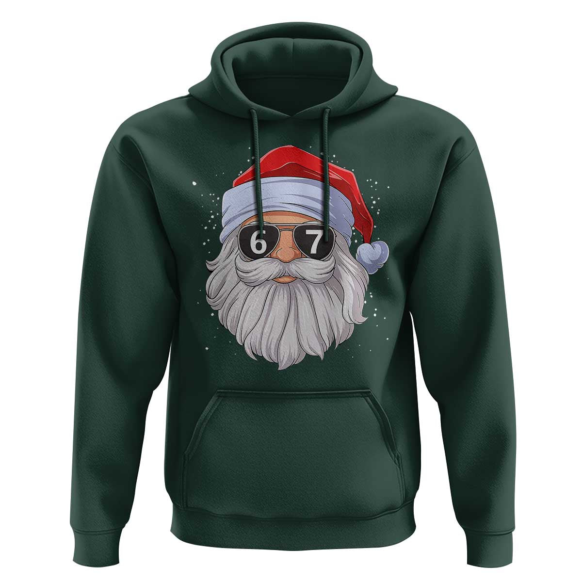 Six Seven 67 Christmas Meme Hoodie Funny Brainrot Santa Claus Gen Alpha Slang - Wonder Print Shop