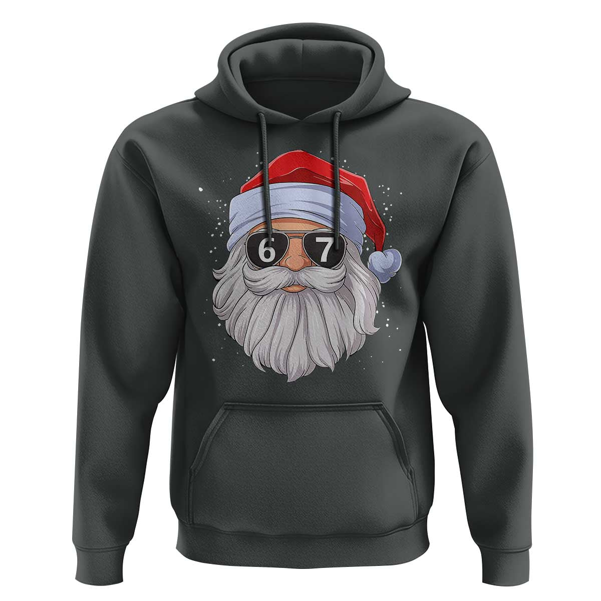 Six Seven 67 Christmas Meme Hoodie Funny Brainrot Santa Claus Gen Alpha Slang - Wonder Print Shop