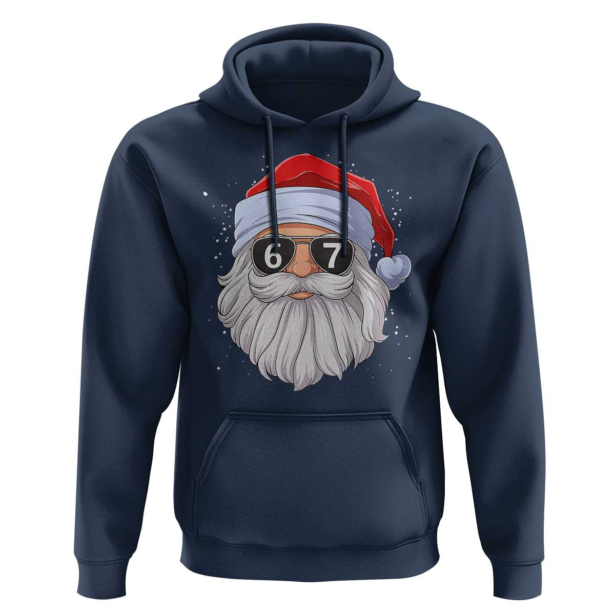 Six Seven 67 Christmas Meme Hoodie Funny Brainrot Santa Claus Gen Alpha Slang - Wonder Print Shop