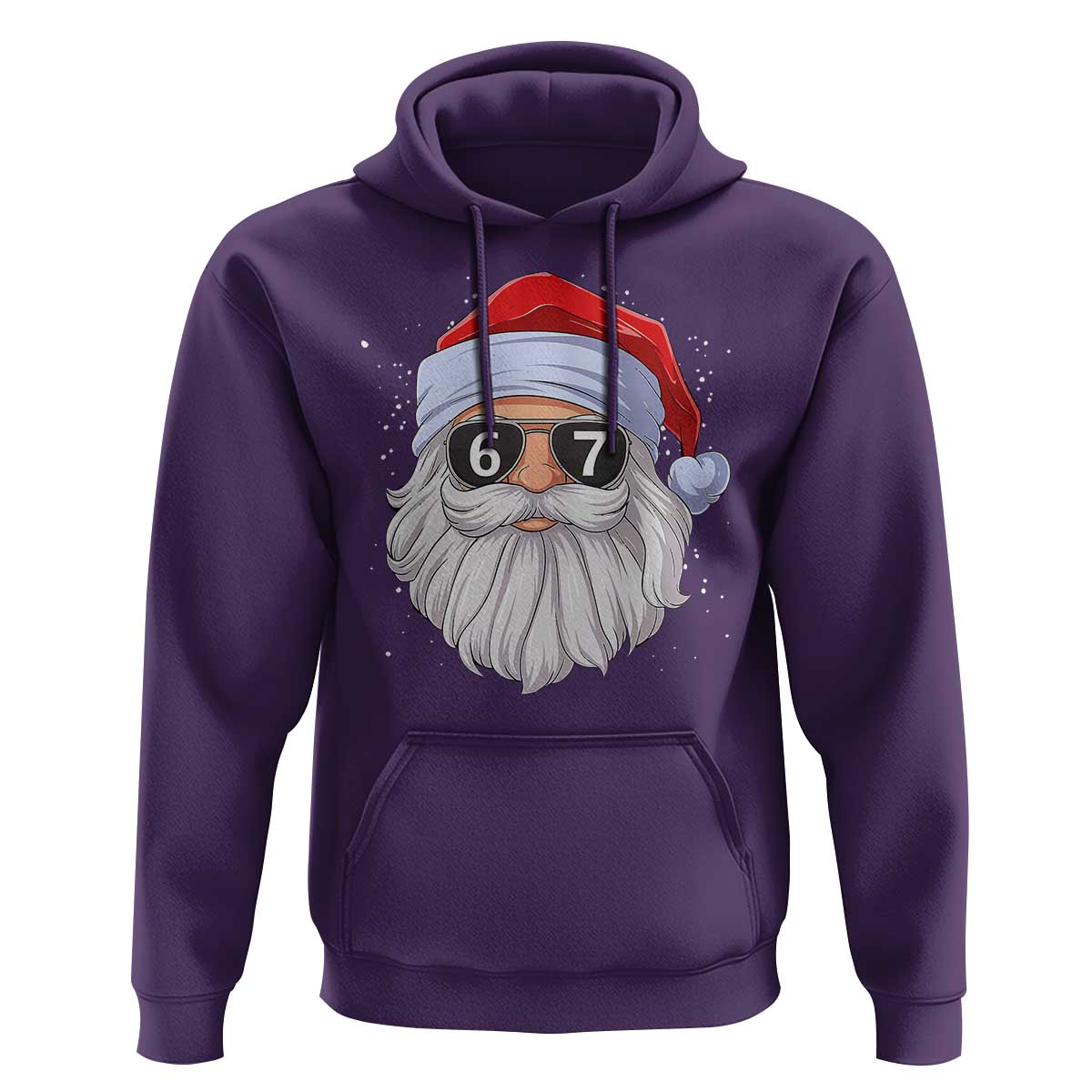 Six Seven 67 Christmas Meme Hoodie Funny Brainrot Santa Claus Gen Alpha Slang - Wonder Print Shop
