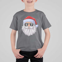 Six Seven 67 Christmas Meme T Shirt For Kid Funny Brainrot Santa Claus Gen Alpha Slang - Wonder Print Shop