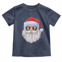 Six Seven 67 Christmas Meme Toddler T Shirt Funny Brainrot Santa Claus Gen Alpha Slang - Wonder Print Shop