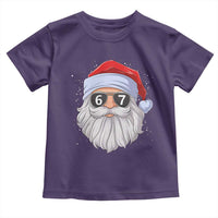 Six Seven 67 Christmas Meme Toddler T Shirt Funny Brainrot Santa Claus Gen Alpha Slang - Wonder Print Shop