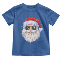 Six Seven 67 Christmas Meme Toddler T Shirt Funny Brainrot Santa Claus Gen Alpha Slang - Wonder Print Shop