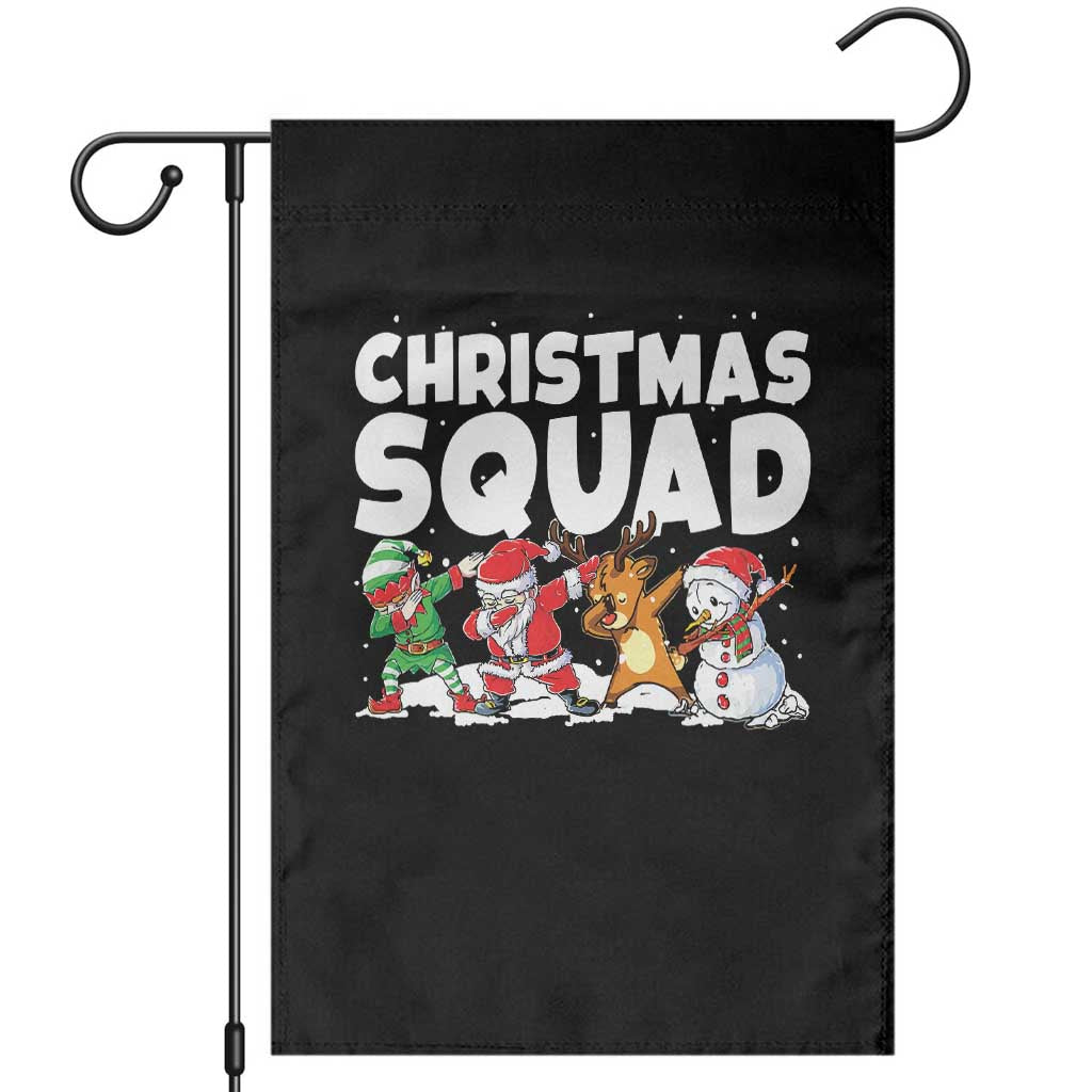 Christmas Squad Garden Flag Santa Dabbing Elf Family Matching Pajamas - Wonder Print Shop