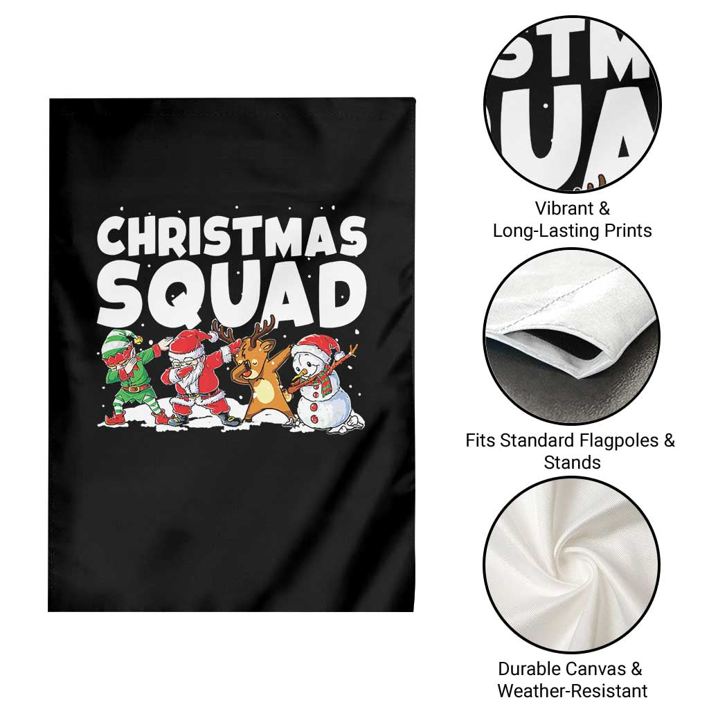 Christmas Squad Garden Flag Santa Dabbing Elf Family Matching Pajamas - Wonder Print Shop