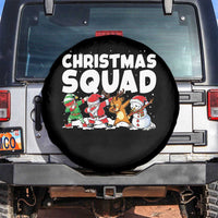 Christmas Squad Spare Tire Cover Santa Dabbing Elf Family Matching Pajamas - Wonder Print Shop