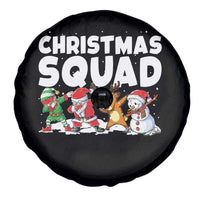 Christmas Squad Spare Tire Cover Santa Dabbing Elf Family Matching Pajamas - Wonder Print Shop