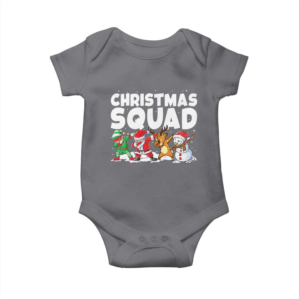 Christmas Squad Baby Onesie Santa Dabbing Elf Family Matching Pajamas - Wonder Print Shop