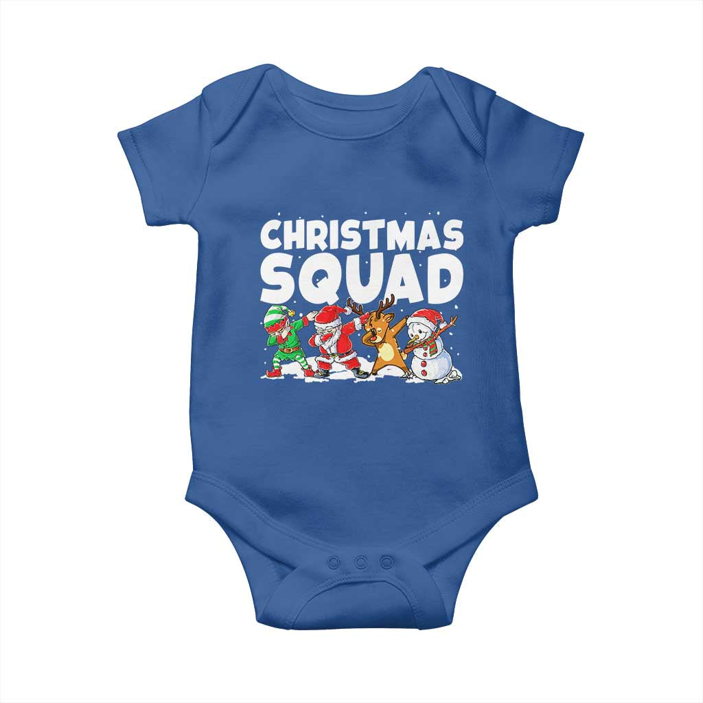 Christmas Squad Baby Onesie Santa Dabbing Elf Family Matching Pajamas - Wonder Print Shop