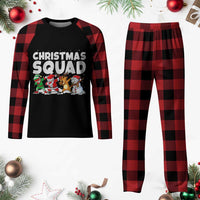 Christmas Squad Plaid Pajama Set Santa Dabbing Elf Family Matching Pajamas - Wonder Print Shop