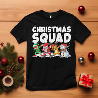 Christmas Squad T Shirt Santa Dabbing Elf Family Matching Pajamas - Wonder Print Shop