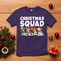 Christmas Squad T Shirt Santa Dabbing Elf Family Matching Pajamas - Wonder Print Shop