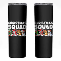 Christmas Squad Skinny Tumbler Santa Dabbing Elf Family Matching Pajamas - Wonder Print Shop