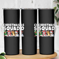 Christmas Squad Skinny Tumbler Santa Dabbing Elf Family Matching Pajamas - Wonder Print Shop