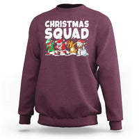Christmas Squad Sweatshirt Santa Dabbing Elf Family Matching Pajamas - Wonder Print Shop