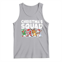 Christmas Squad Tank Top Santa Dabbing Elf Family Matching Pajamas - Wonder Print Shop