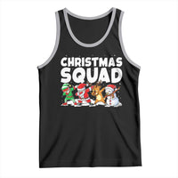 Christmas Squad Tank Top Santa Dabbing Elf Family Matching Pajamas - Wonder Print Shop