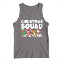 Christmas Squad Tank Top Santa Dabbing Elf Family Matching Pajamas - Wonder Print Shop