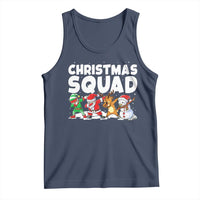 Christmas Squad Tank Top Santa Dabbing Elf Family Matching Pajamas - Wonder Print Shop