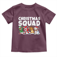 Christmas Squad Toddler T Shirt Santa Dabbing Elf Family Matching Pajamas - Wonder Print Shop