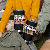 Christmas Squad Tumbler Cup Santa Dabbing Elf Family Matching Pajamas - Wonder Print Shop