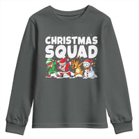 Christmas Squad Youth Sweatshirt Santa Dabbing Elf Family Matching Pajamas - Wonder Print Shop