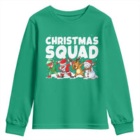 Christmas Squad Youth Sweatshirt Santa Dabbing Elf Family Matching Pajamas - Wonder Print Shop