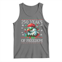 250 Years Of Freedom Christmas Tank Top 250th Anniversary USA Eagle Ugly Xmas - Wonder Print Shop