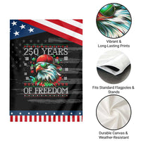 250 Years Of Freedom Christmas Garden Flag 250th Anniversary USA Eagle Ugly Xmas
