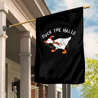 Funny Christmas Silly Goose Garden Flag Funny Duck the Halls - Wonder Print Shop