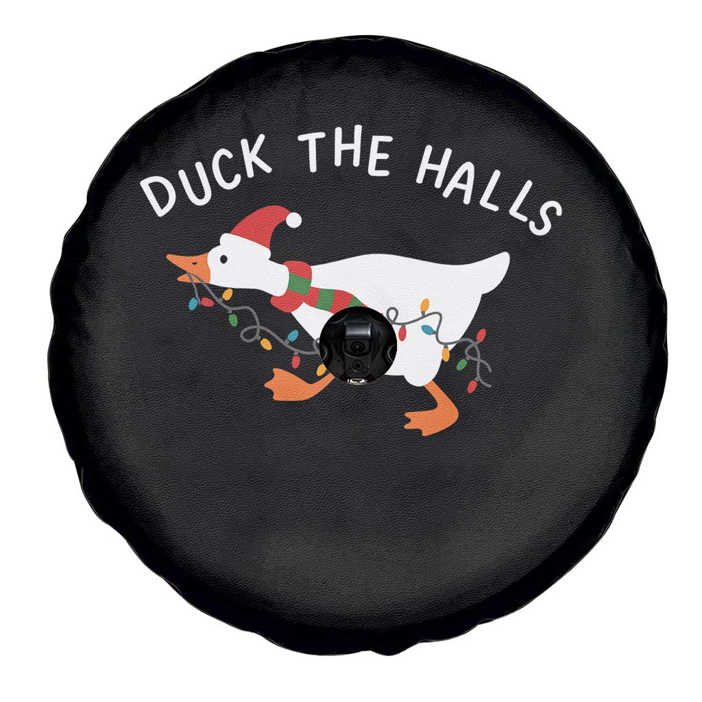 Funny Christmas Silly Goose Spare Tire Cover Funny Duck the Halls - Wonder Print Shop