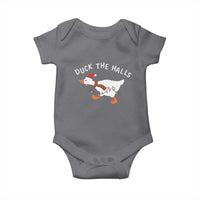 Funny Christmas Silly Goose Baby Onesie Funny Duck the Halls - Wonder Print Shop