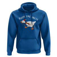 Funny Christmas Silly Goose Hoodie Funny Duck the Halls - Wonder Print Shop