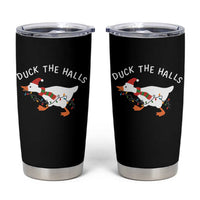Funny Christmas Silly Goose Tumbler Cup Funny Duck the Halls - Wonder Print Shop