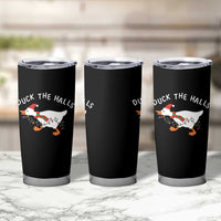 Funny Christmas Silly Goose Tumbler Cup Funny Duck the Halls - Wonder Print Shop