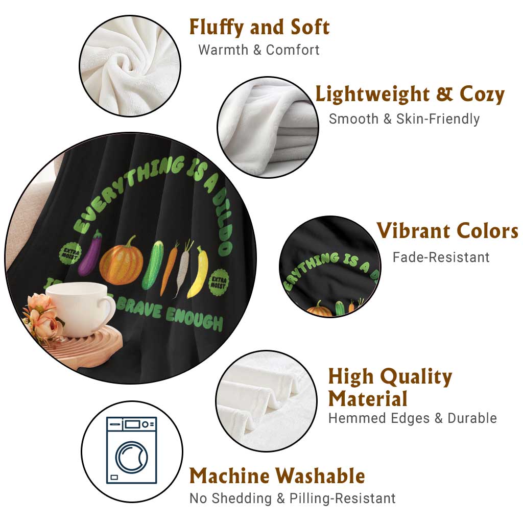 Funny Embarrassing Throw Blanket Naughty Inappropriate Gifts Dirty Adult Humor - Wonder Print Shop