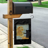 Chinga la Migra Garden Flag Subtle FDT Black Cat Meme Van Gogh Art - Wonder Print Shop