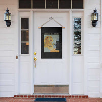 Chinga la Migra Garden Flag Subtle FDT Black Cat Meme Van Gogh Art - Wonder Print Shop