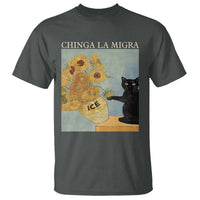 Chinga la Migra T Shirt Subtle FDT Black Cat Meme Van Gogh Art - Wonder Print Shop