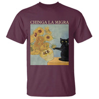Chinga la Migra T Shirt Subtle FDT Black Cat Meme Van Gogh Art - Wonder Print Shop