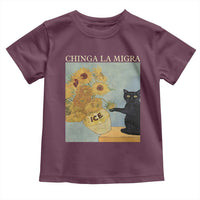 Chinga la Migra Toddler T Shirt Subtle FDT Black Cat Meme Van Gogh Art - Wonder Print Shop