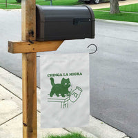 Chinga la Migra Garden Flag Funny Subtle FDT Cat Meme - Wonder Print Shop