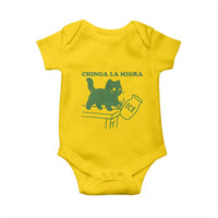 Chinga la Migra Baby Onesie Funny Subtle FDT Cat Meme - Wonder Print Shop