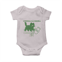 Chinga la Migra Baby Onesie Funny Subtle FDT Cat Meme - Wonder Print Shop